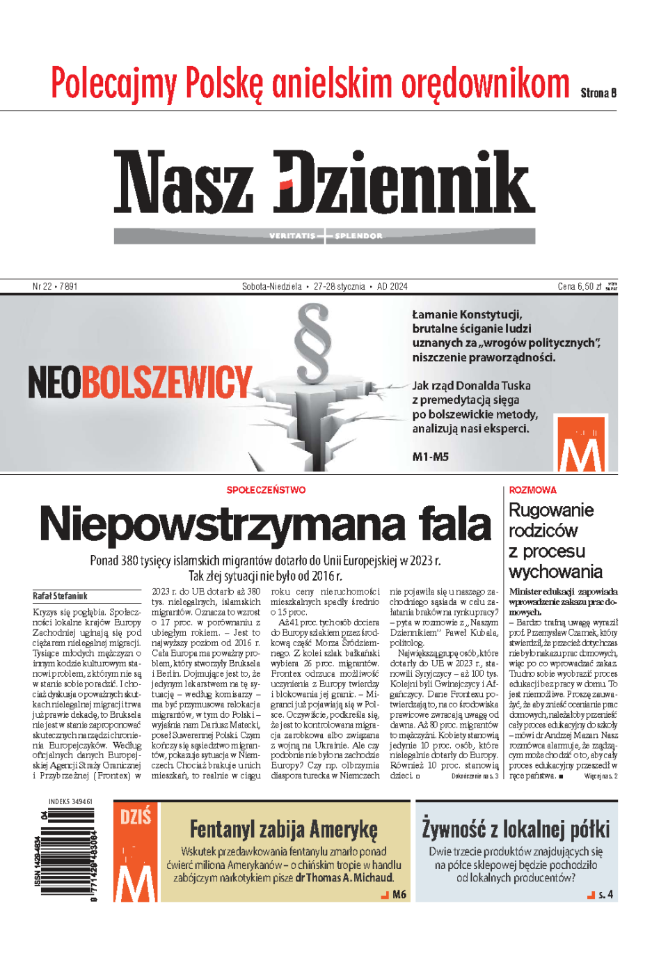 Nasz Dziennik z dnia 27.01.2024 wydanie PDF