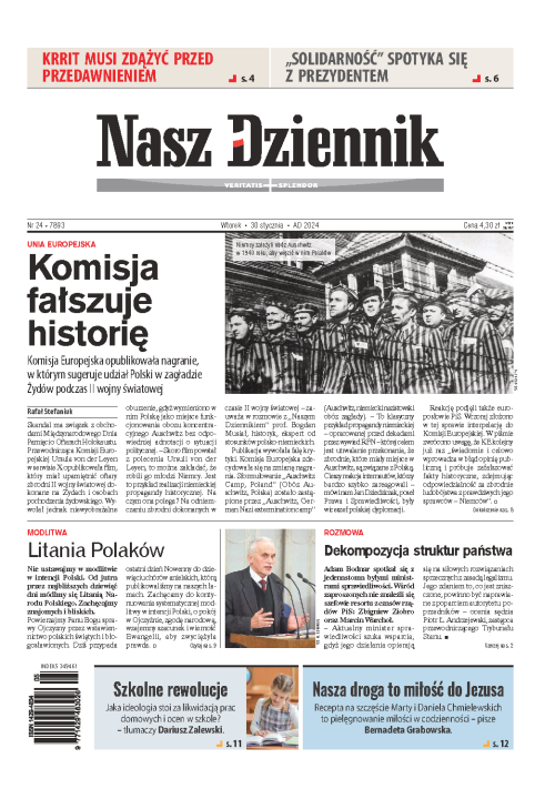 Nasz Dziennik z dnia 30.01.2024 wydanie PDF