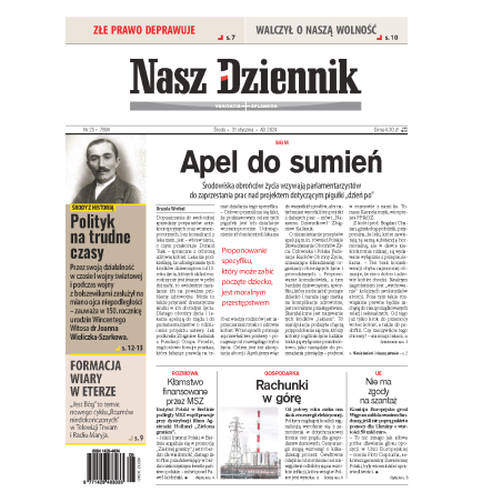 Nasz Dziennik z dnia 31.01.2024 wydanie PDF