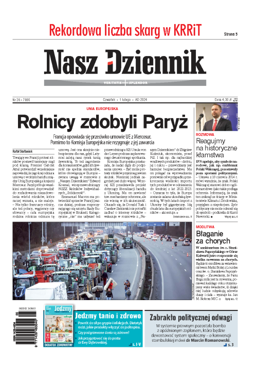 Nasz Dziennik z dnia 01.02.2024 wydanie PDF