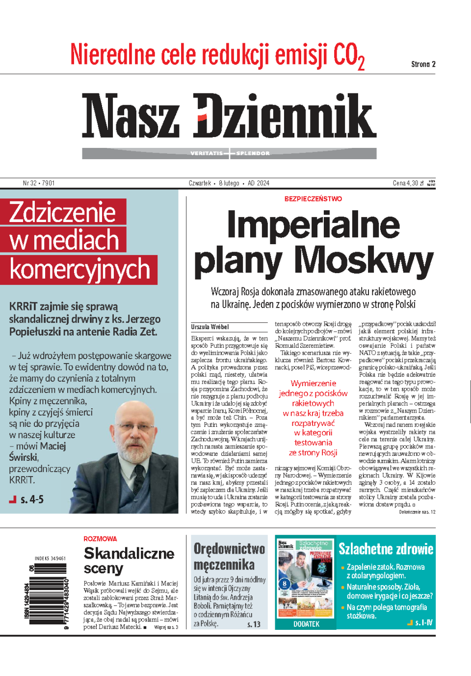 Nasz Dziennik z dnia 08.02.2024 wydanie PDF