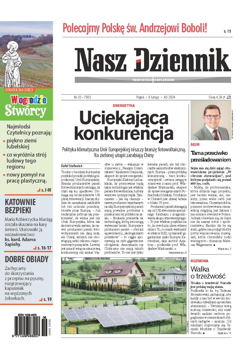 Nasz Dziennik z dnia 09.02.2024 wydanie PDF