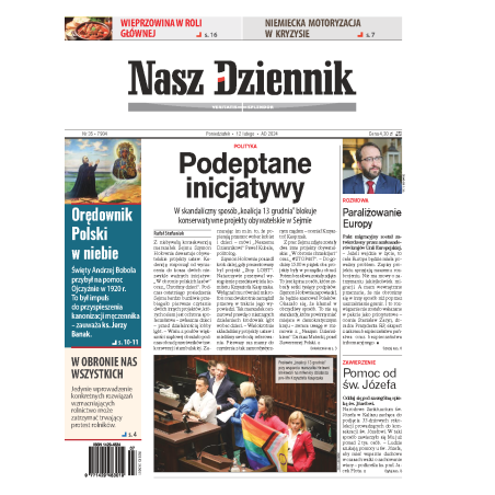 Nasz Dziennik z dnia 12.02.2024 wydanie PDF