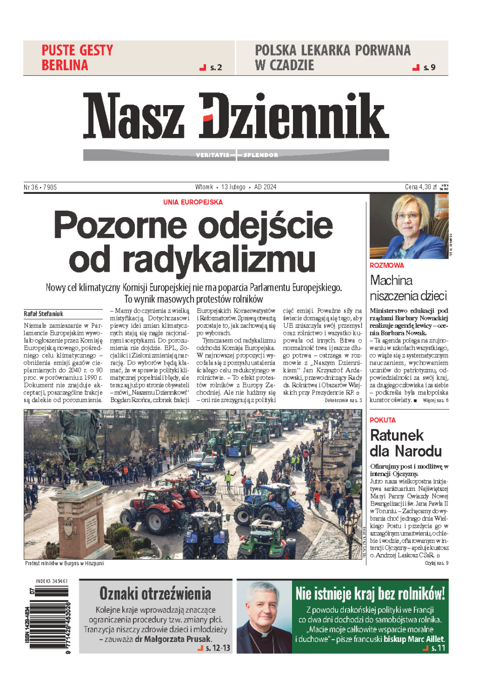 Nasz Dziennik z dnia 13.02.2024 wydanie PDF