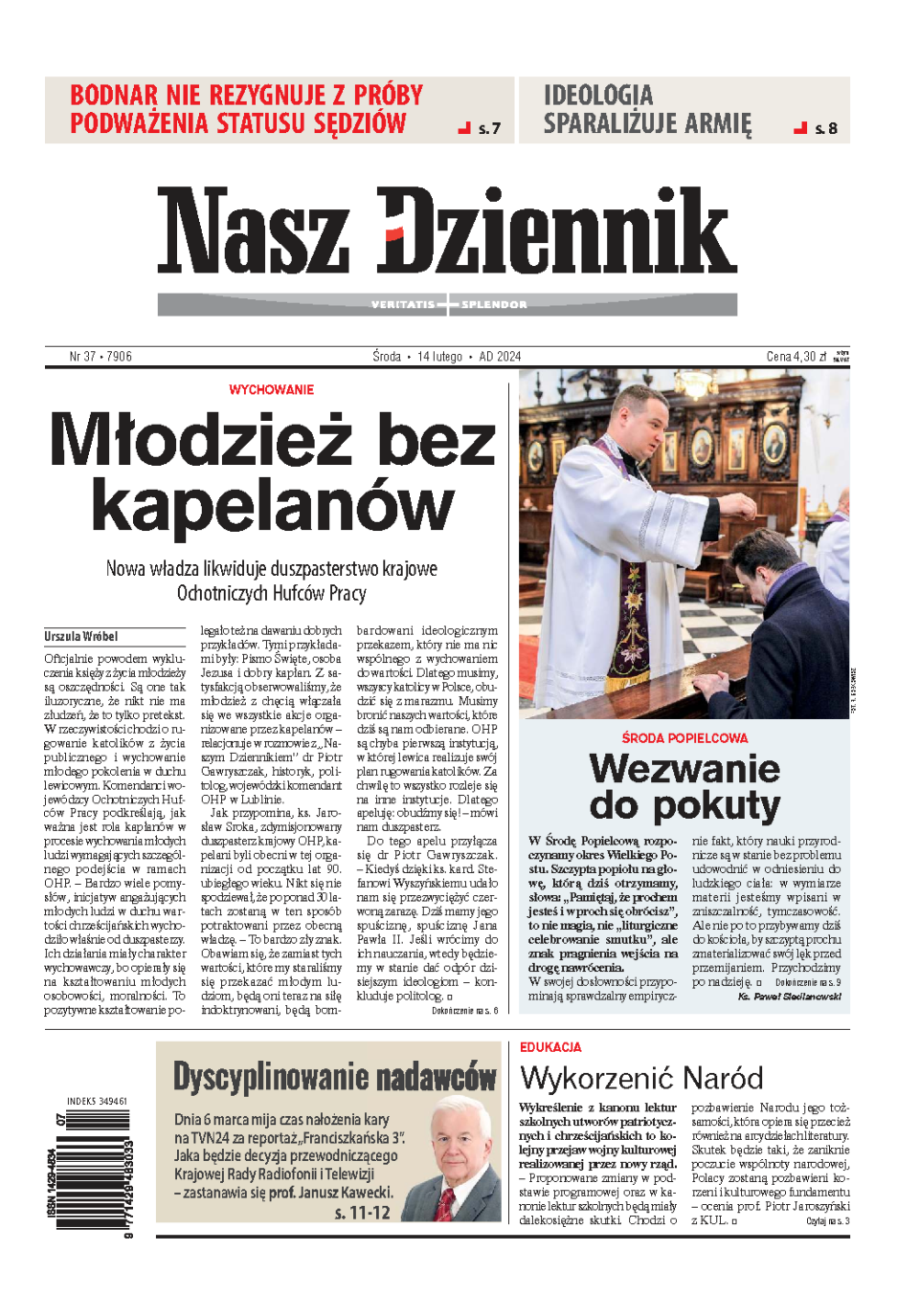 Nasz Dziennik z dnia 14.02.2024 wydanie PDF