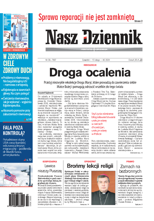 Nasz Dziennik z dnia 15.02.2024 wydanie PDF