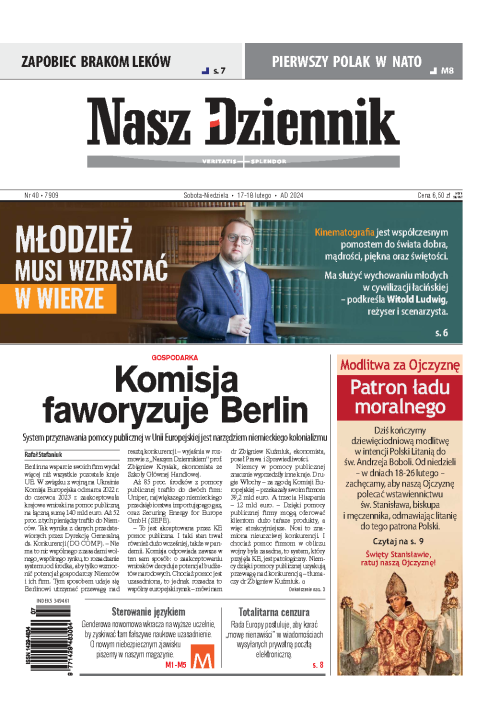 Nasz Dziennik z dnia 17.02.2024 wydanie PDF