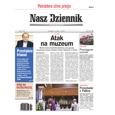 Nasz Dziennik z dnia 19.02.2024 wydanie PDF