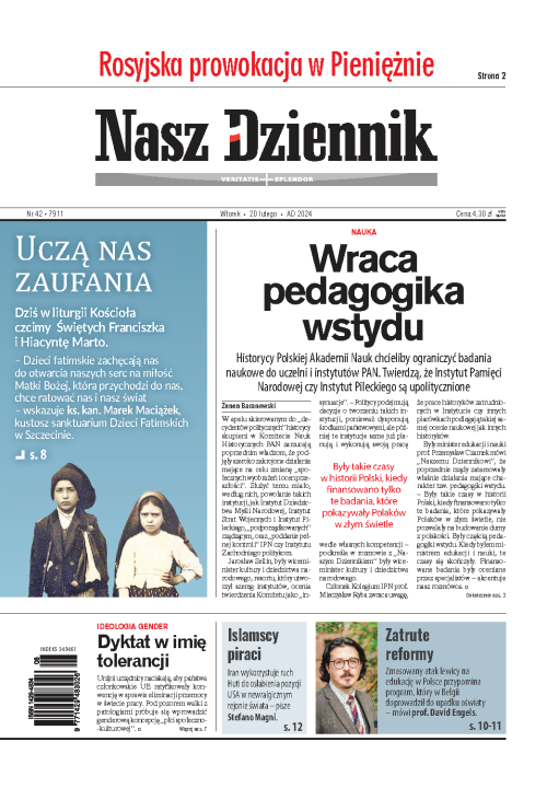 Nasz Dziennik z dnia 20.02.2024 wydanie PDF