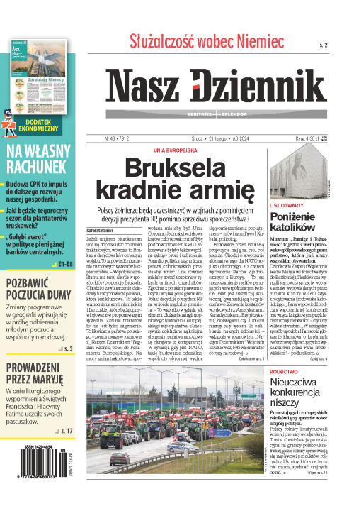 Nasz Dziennik z dnia 21.02.2024 wydanie PDF