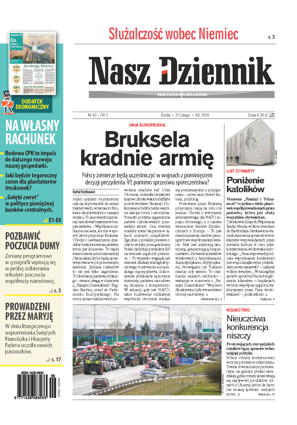 Nasz Dziennik z dnia 21.02.2024 wydanie PDF