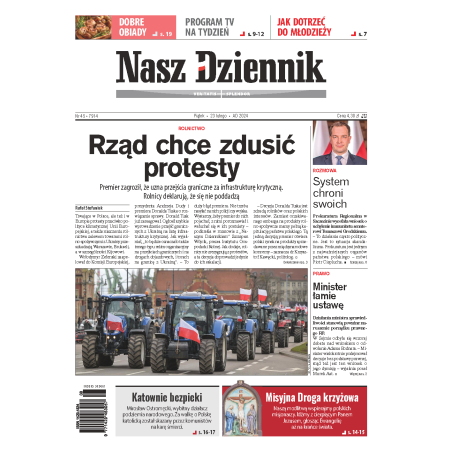 Nasz Dziennik z dnia 23.02.2024 wydanie PDF