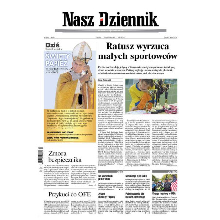 Nasz Dziennik z dnia 16.10.2013 wydanie PDF