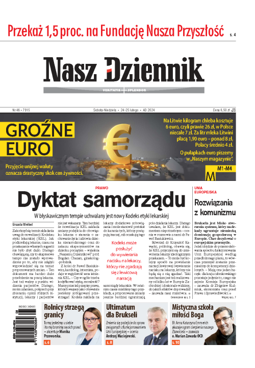 Nasz Dziennik z dnia 24.02.2024 wydanie PDF