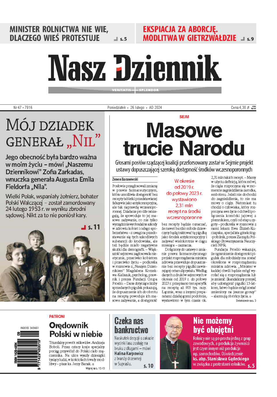 Nasz Dziennik z dnia 26.02.2024 wydanie PDF