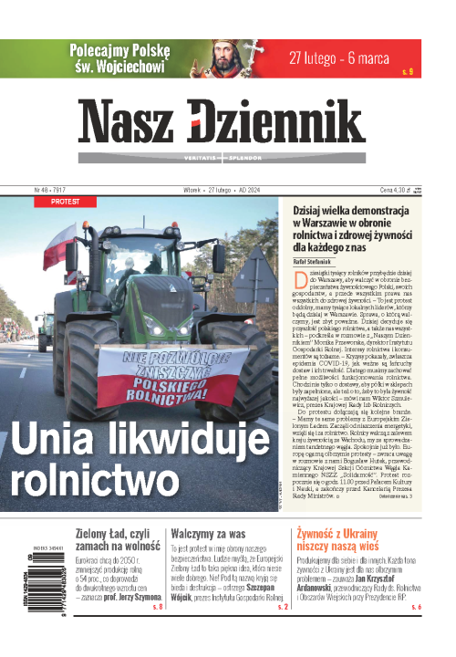 Nasz Dziennik z dnia 27.02.2024 wydanie PDF