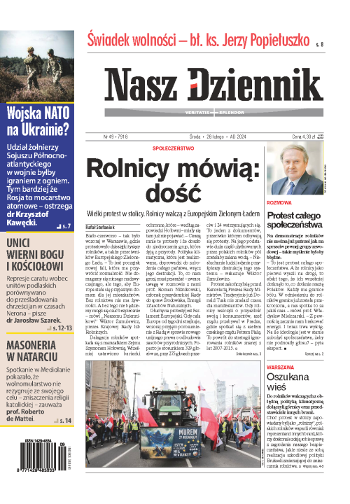 Nasz Dziennik z dnia 28.02.2024 wydanie PDF