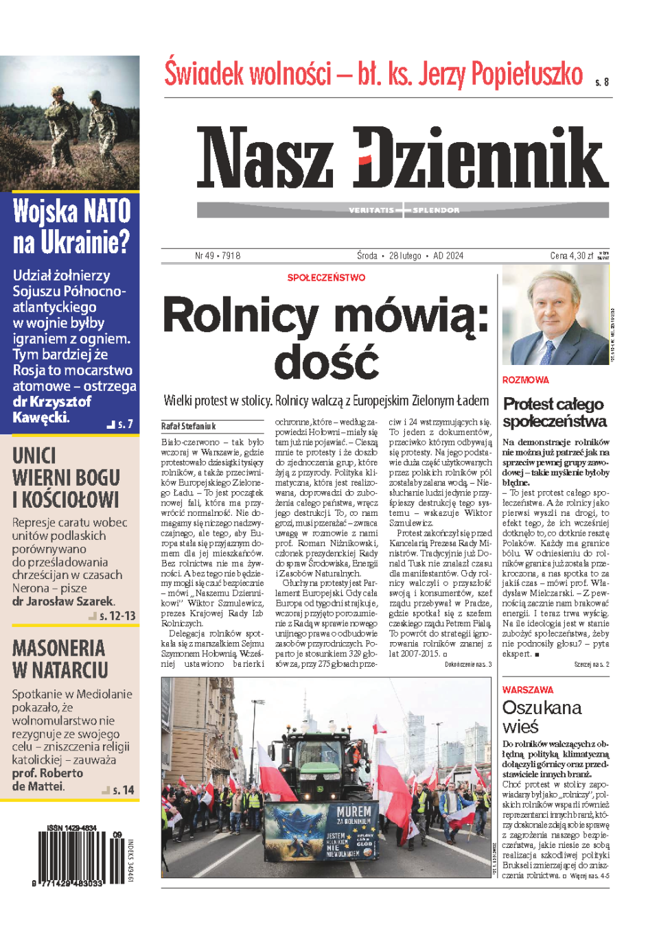 Nasz Dziennik z dnia 28.02.2024 wydanie PDF