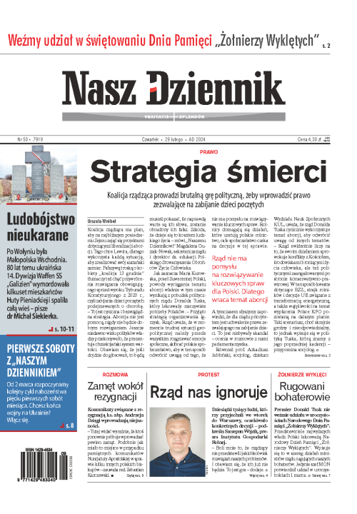 Nasz Dziennik z dnia 29.02.2024 wydanie PDF