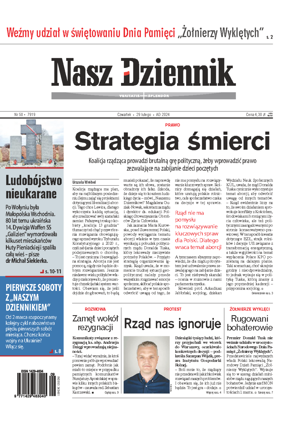 Nasz Dziennik z dnia 29.02.2024 wydanie PDF