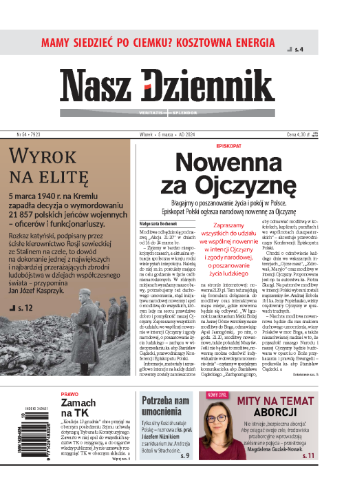Nasz Dziennik z dnia 05.03.2024 wydanie PDF