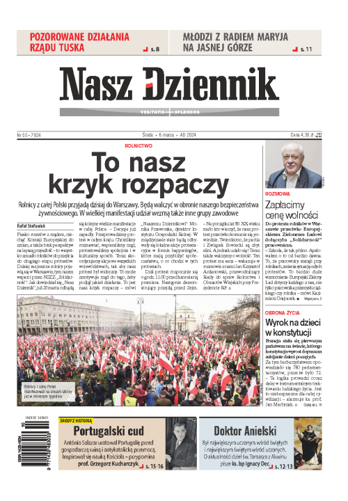Nasz Dziennik z dnia 06.03.2024 wydanie PDF