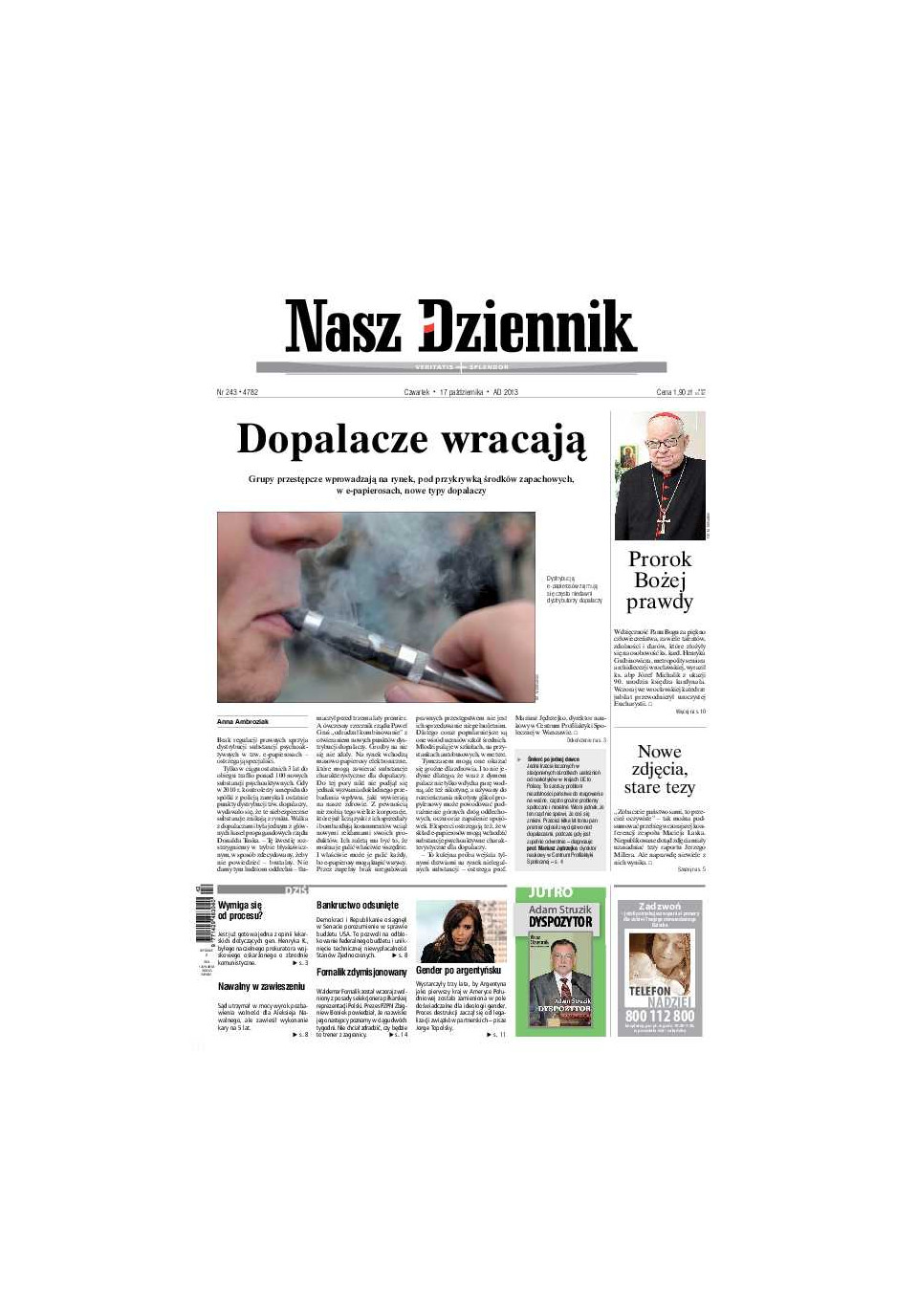 Nasz Dziennik z dnia 17.10.2013 wydanie PDF