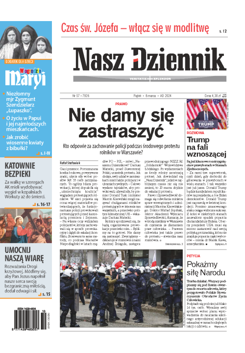 Nasz Dziennik z dnia 08.03.2024 wydanie PDF