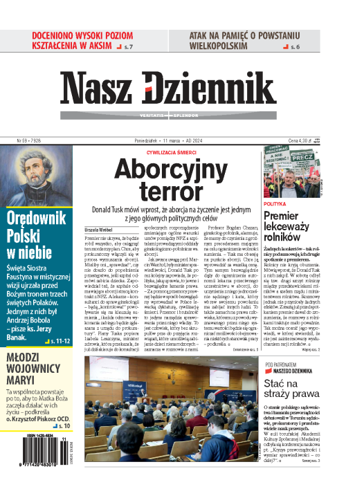 Nasz Dziennik z dnia 11.03.2024 wydanie PDF