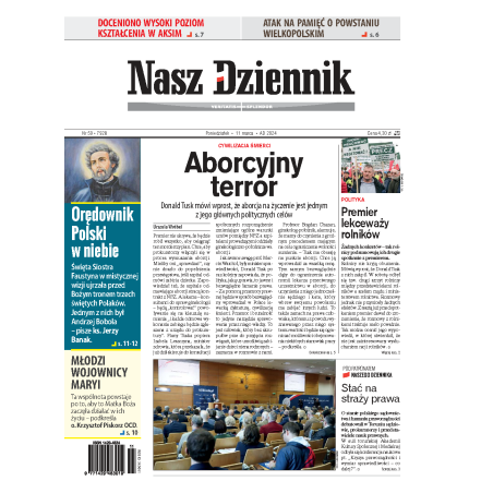 Nasz Dziennik z dnia 11.03.2024 wydanie PDF