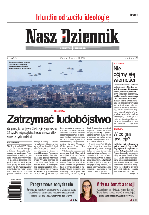 Nasz Dziennik z dnia 12.03.2024 wydanie PDF