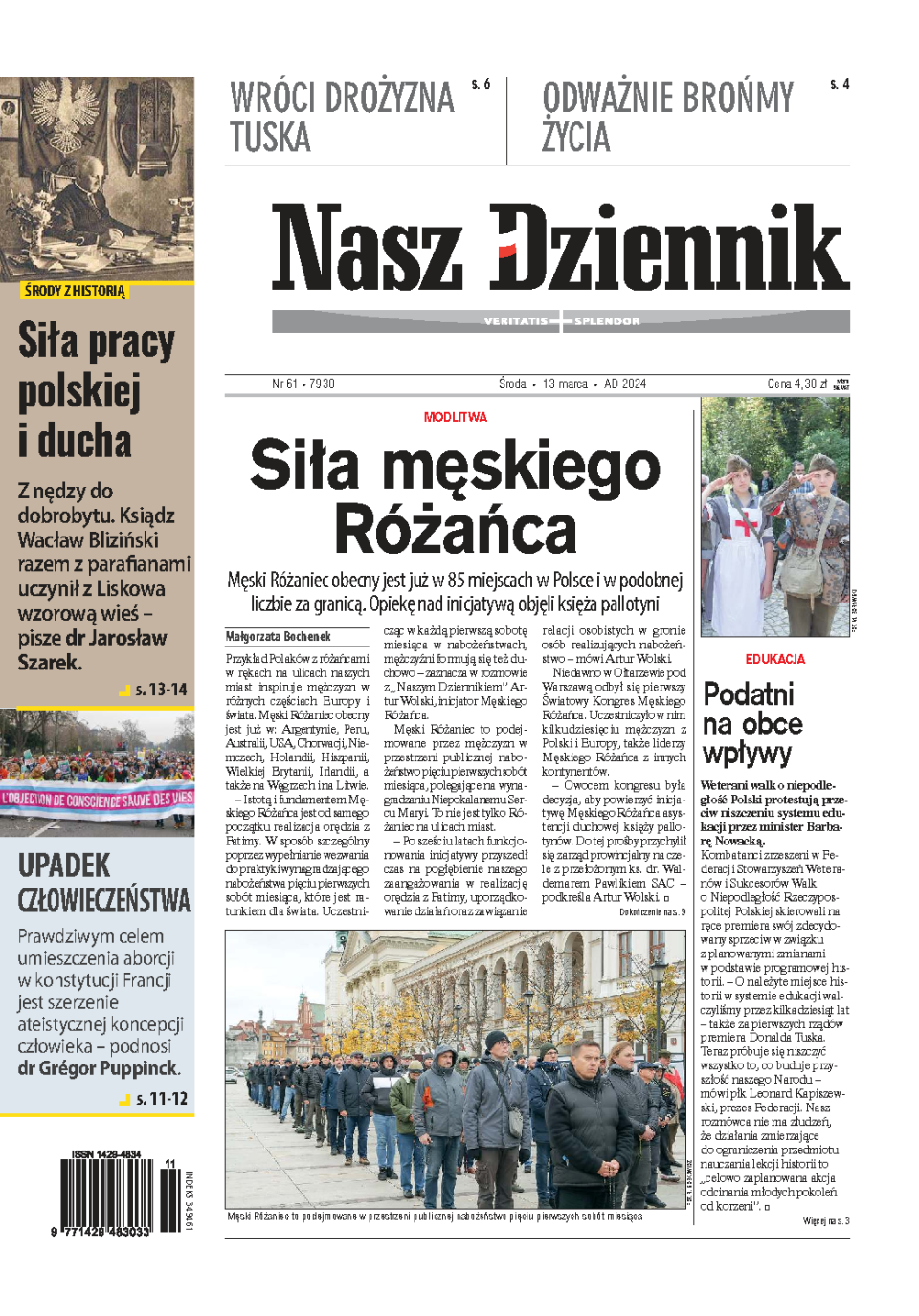 Nasz Dziennik z dnia 13.03.2024 wydanie PDF