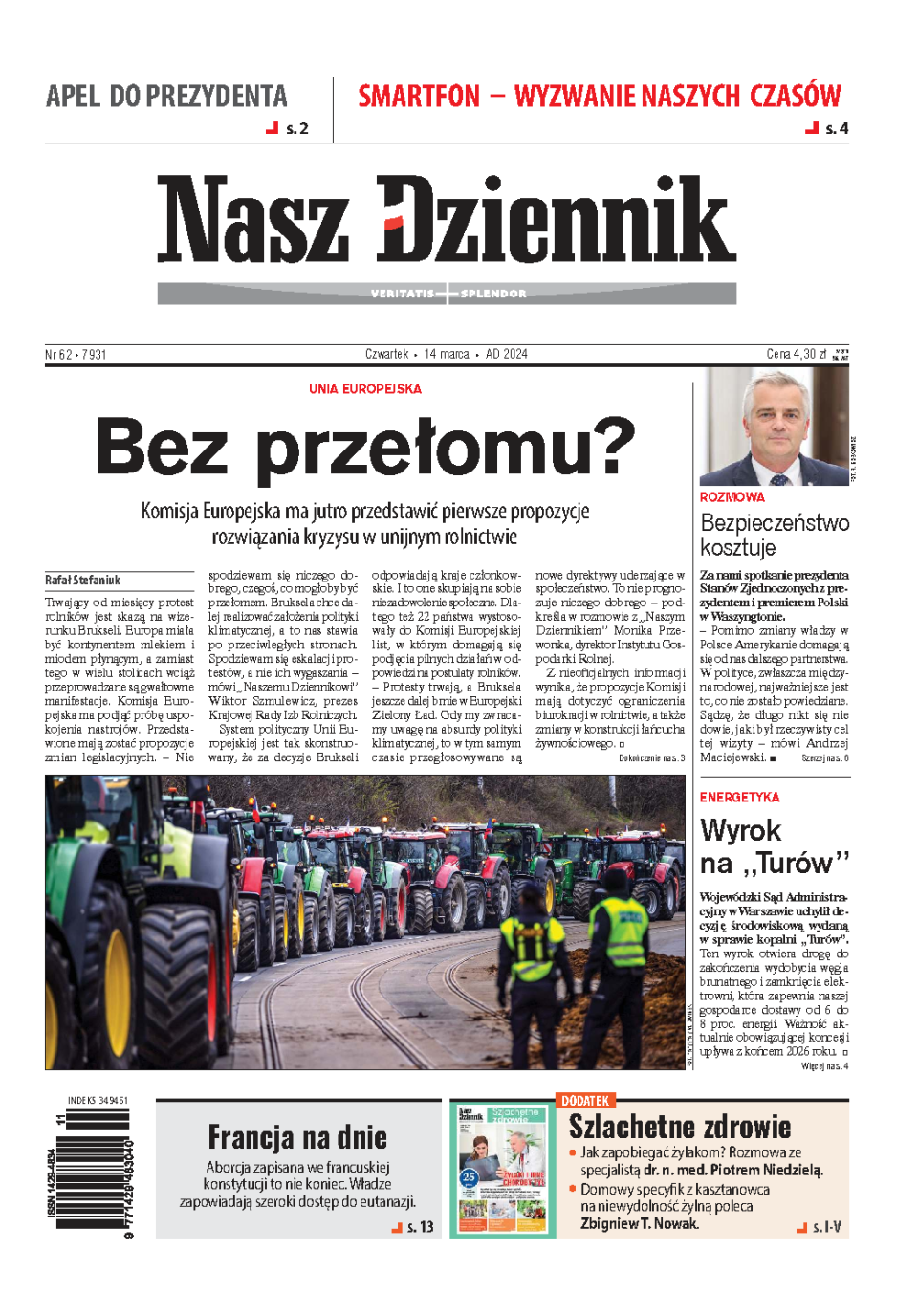 Nasz Dziennik z dnia 14.03.2024 wydanie PDF