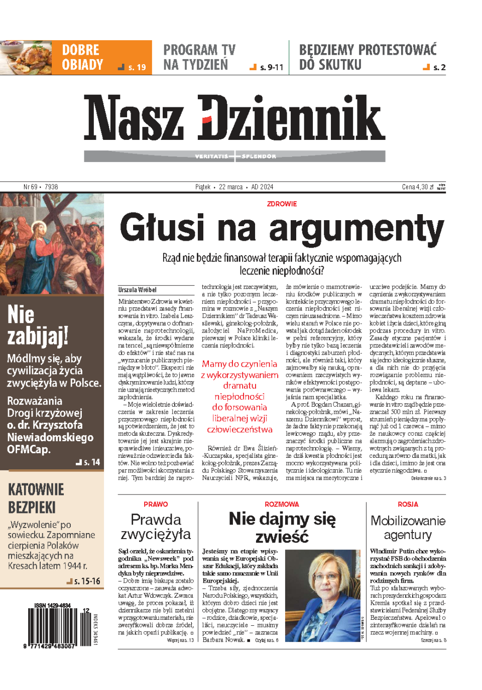 Nasz Dziennik z dnia 22.03.2024 wydanie PDF