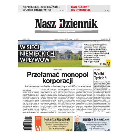 Nasz Dziennik z dnia 23.03.2024 wydanie PDF