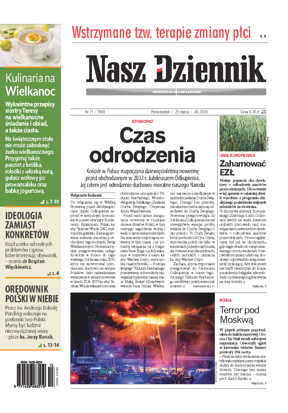 Nasz Dziennik z dnia 25.03.2024 wydanie PDF