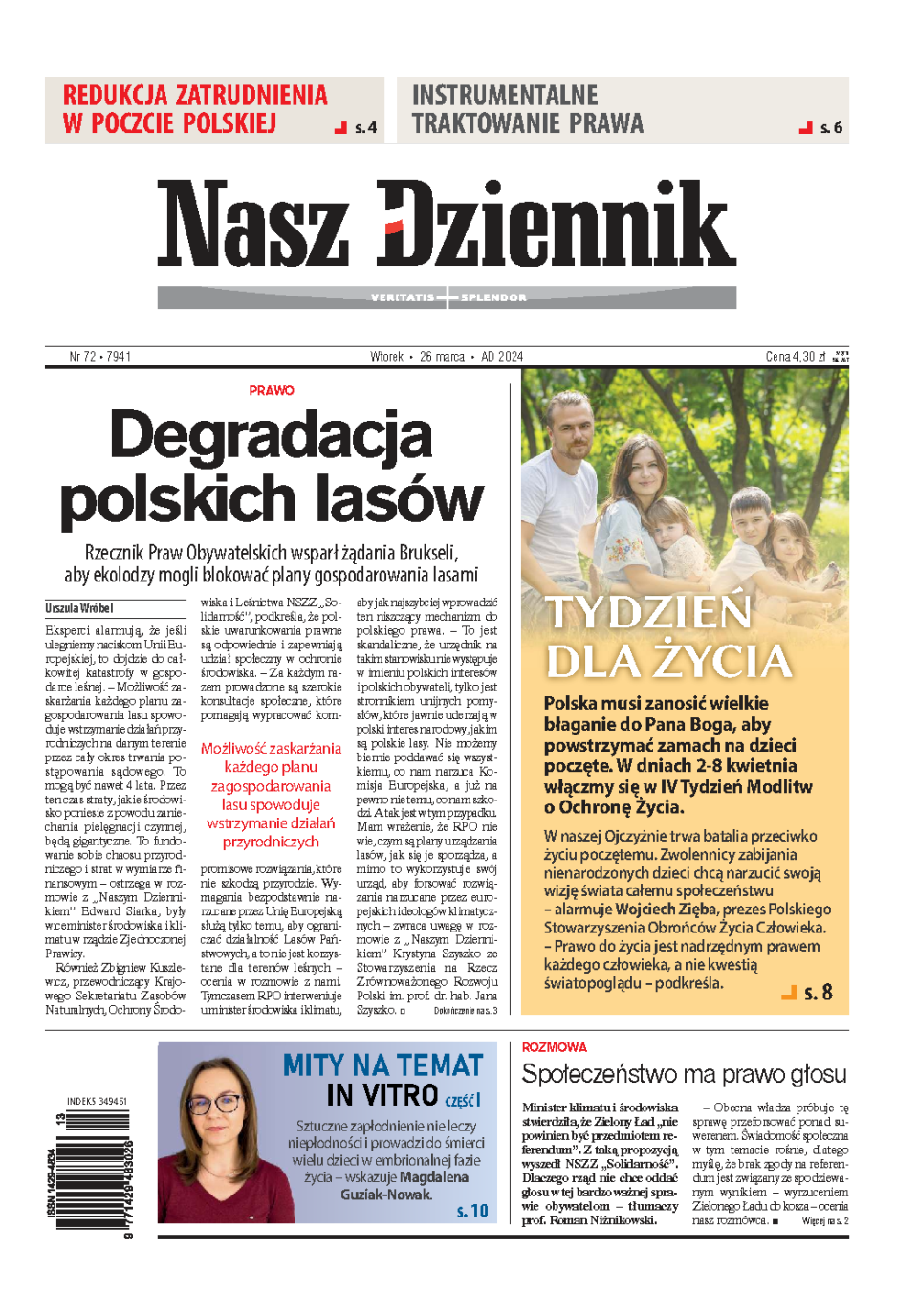 Nasz Dziennik z dnia 26.03.2024 wydanie PDF