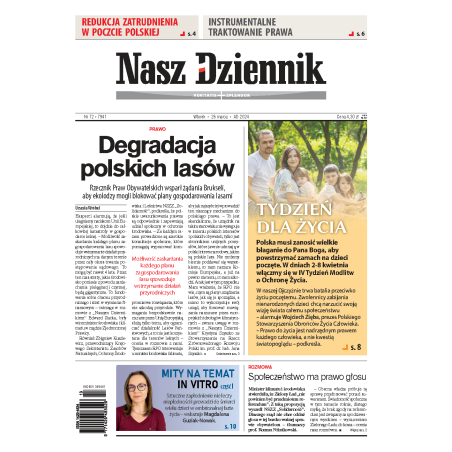 Nasz Dziennik z dnia 26.03.2024 wydanie PDF