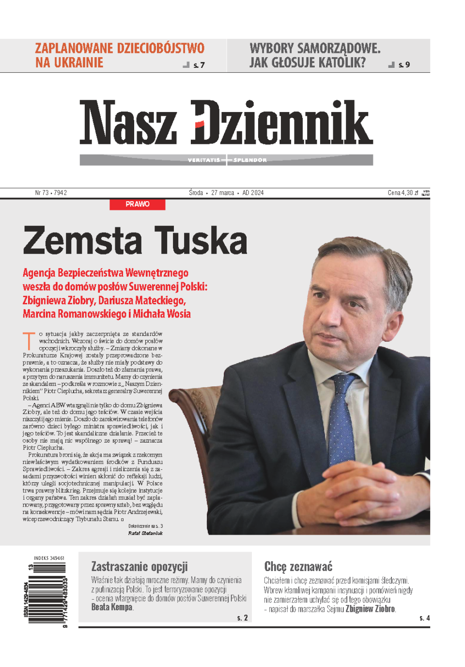 Nasz Dziennik z dnia 27.03.2024 wydanie PDF