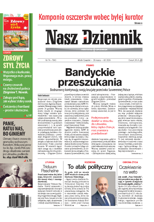 Nasz Dziennik z dnia 28.03.2024 wydanie PDF