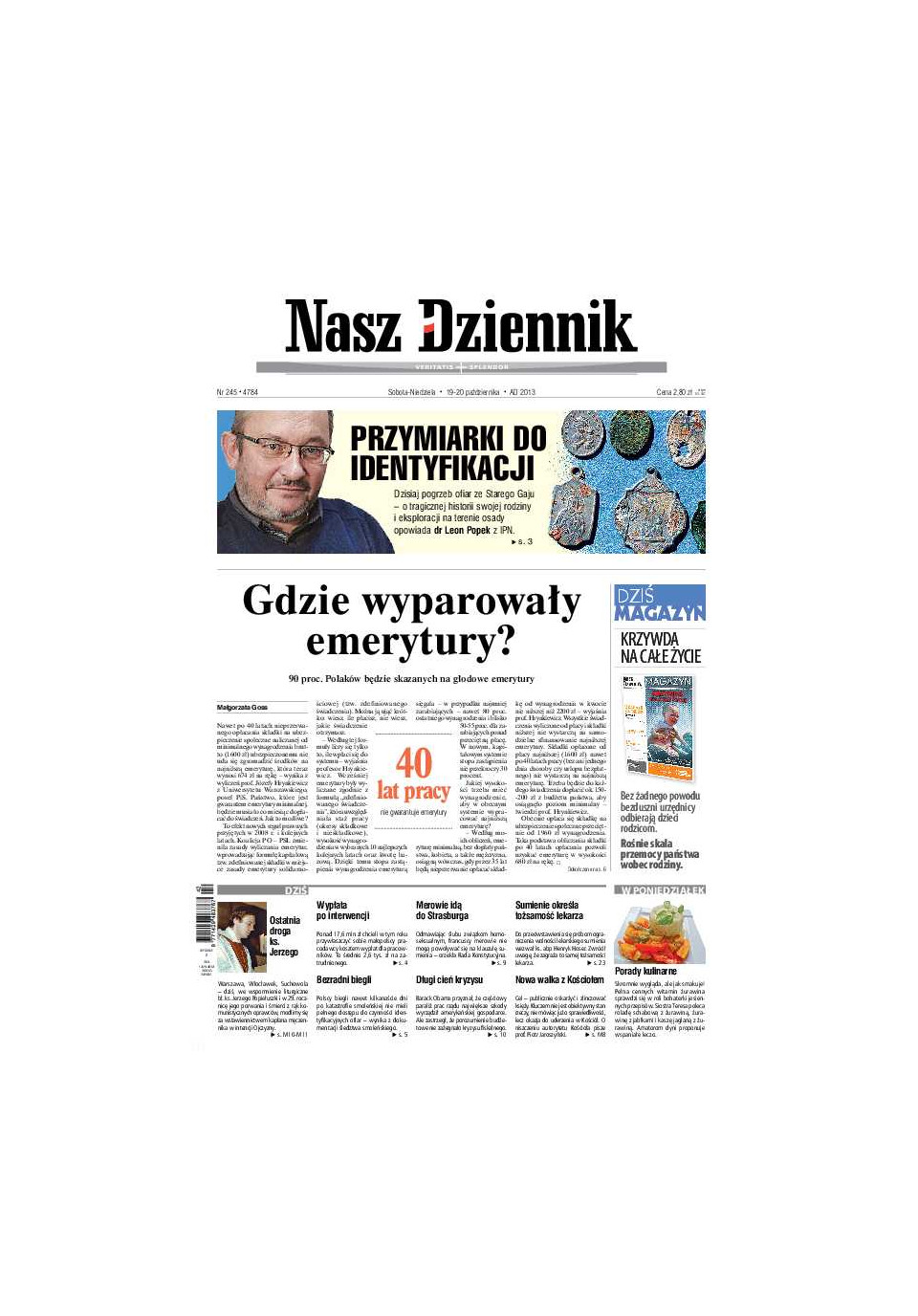 Nasz Dziennik z dnia 19.10.2013 wydanie PDF