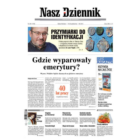Nasz Dziennik z dnia 19.10.2013 wydanie PDF