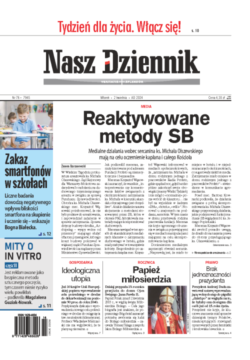 Nasz Dziennik z dnia 02.04.2024 wydanie PDF