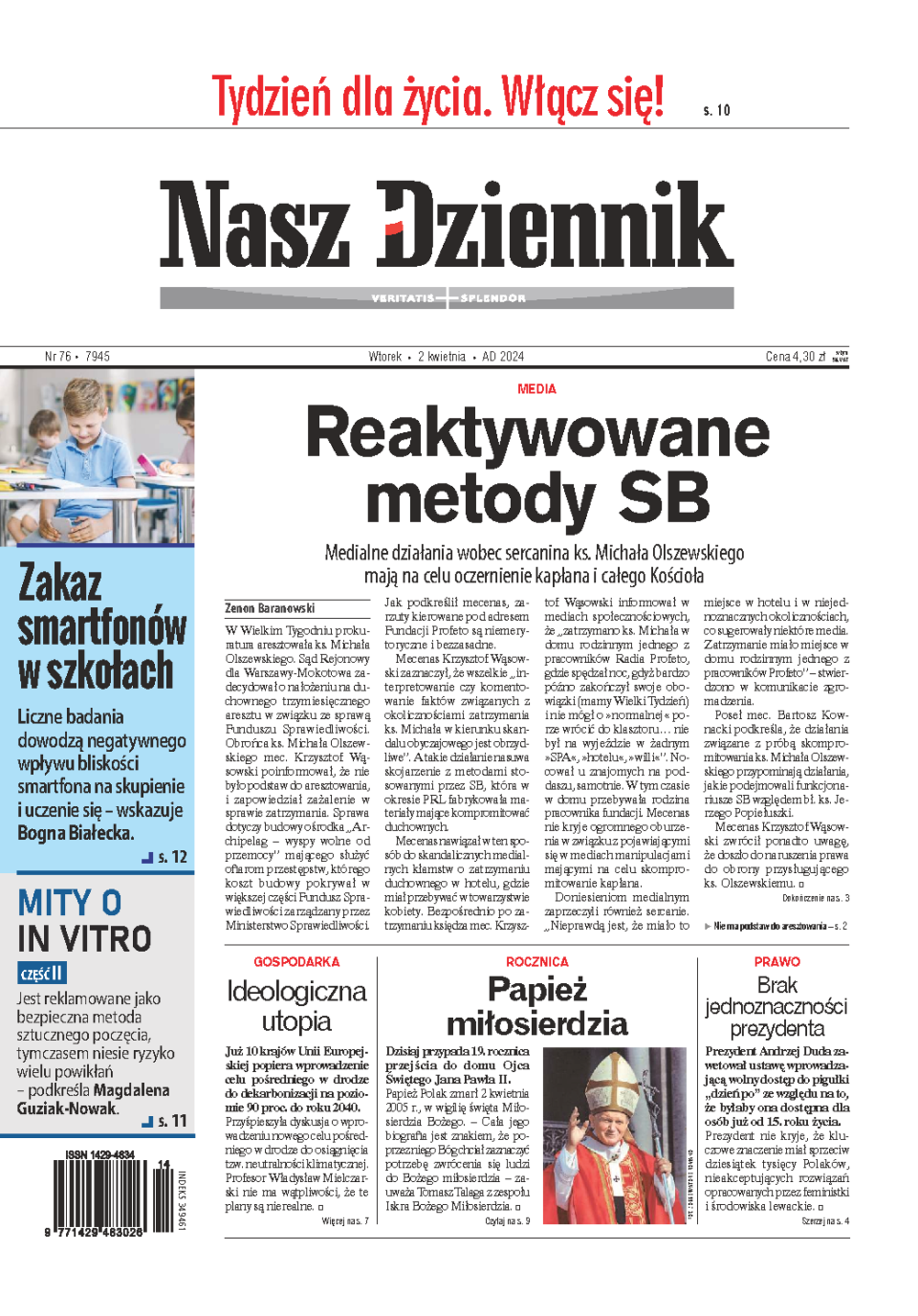 Nasz Dziennik z dnia 02.04.2024 wydanie PDF