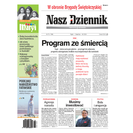Nasz Dziennik z dnia 05.04.2024 wydanie PDF
