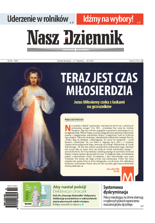 Nasz Dziennik z dnia 06.04.2024 wydanie PDF