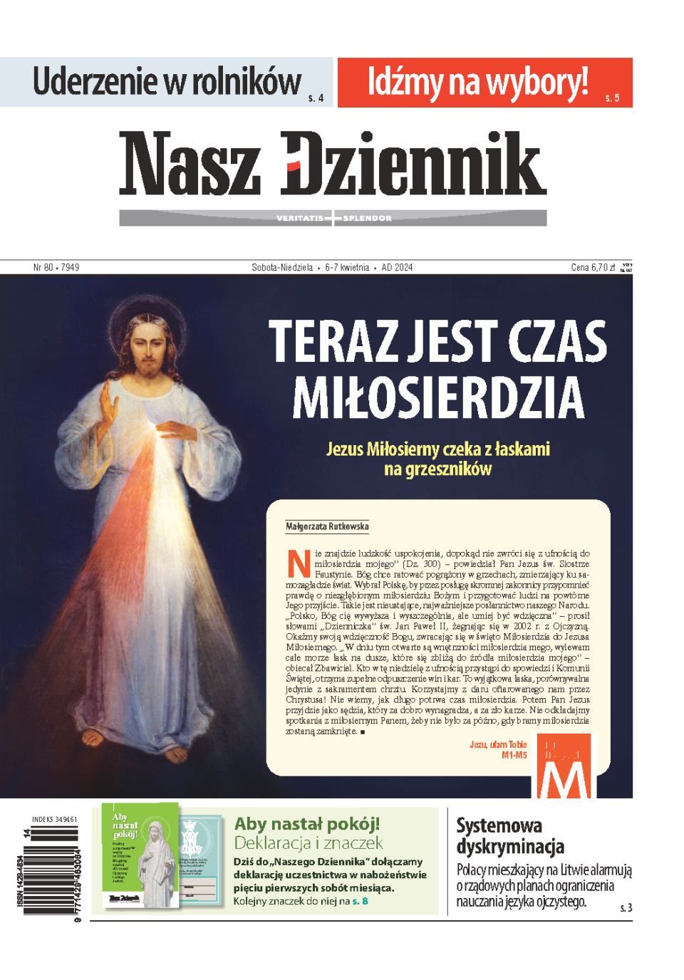 Nasz Dziennik z dnia 06.04.2024 wydanie PDF