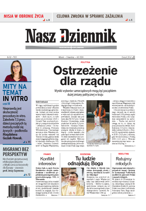 Nasz Dziennik z dnia 09.04.2024 wydanie PDF