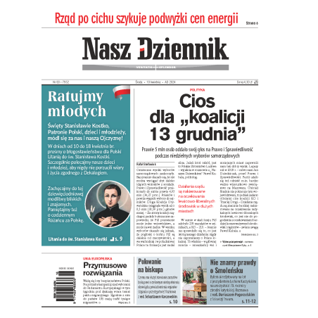 Nasz Dziennik z dnia 10.04.2024 wydanie PDF