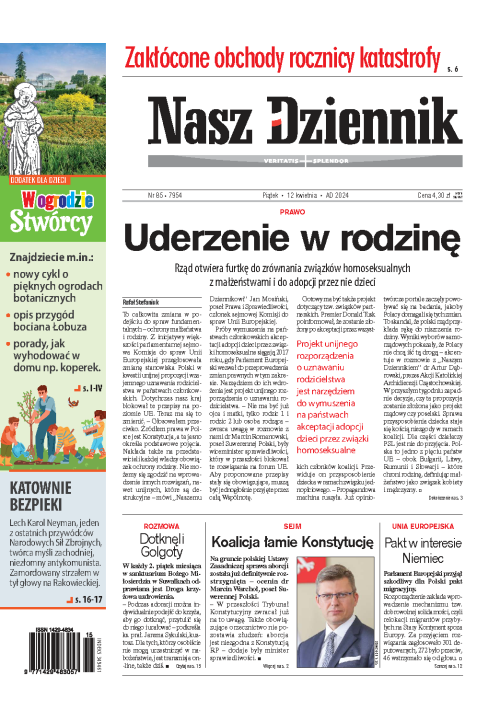 Nasz Dziennik z dnia 12.04.2024 wydanie PDF